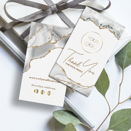 白い瑪瑙パッケージの挿入