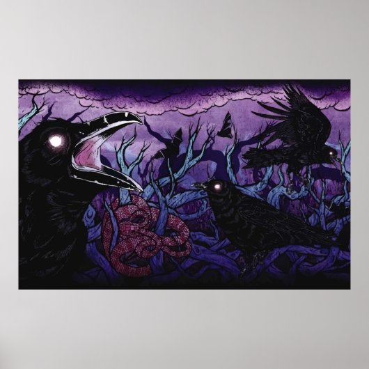 白い生き物の中で身動きしない ポスター (正面)