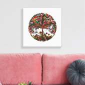 白い生命線 キャンバスプリント (インサイチュ (リビング))