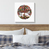 白い生命線 キャンバスプリント (インサイチュ (寝室))