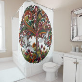 白い生命線 シャワーカーテン (インサイチュ)