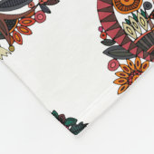 白い生命線 フリースブランケット (角)