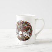 白い生命線 ボーンチャイナマグカップ (右)