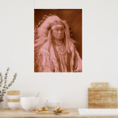 白い男走の男 – カラス ポスター (キッチン)