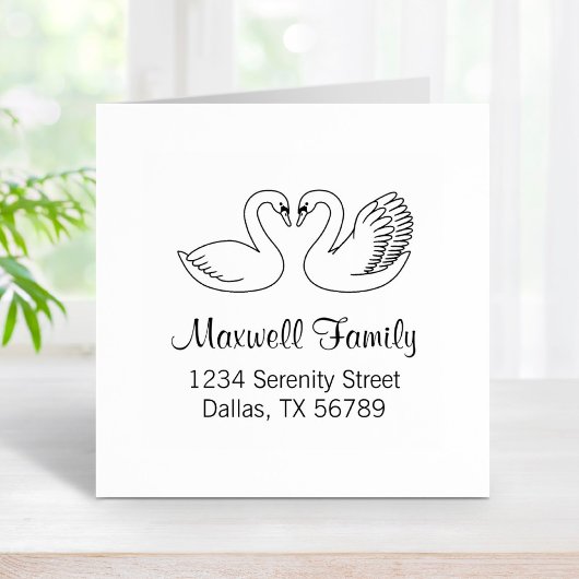 白い白人夫婦の住所 ラバースタンプ