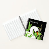 白い白鳥のミュート ノートブック (内部)