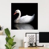 白い白鳥 ポスター (ホームオフィス)