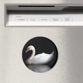 白い白鳥 マグネット (インサイチュ (食洗機))