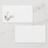 白い白鳥-名刺 名刺 (正面/裏面)