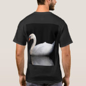 白い白鳥 Tシャツ (裏面)