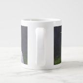 白い白鷺 ジャンボコーヒーマグカップ (裏面)