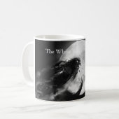 白い監視人のマグ コーヒーマグカップ (正面左)