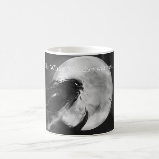 白い監視人のマグ コーヒーマグカップ (中央)