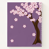 白い着物こけし人形 – かわいい芸者ガール ノートブック (裏面)