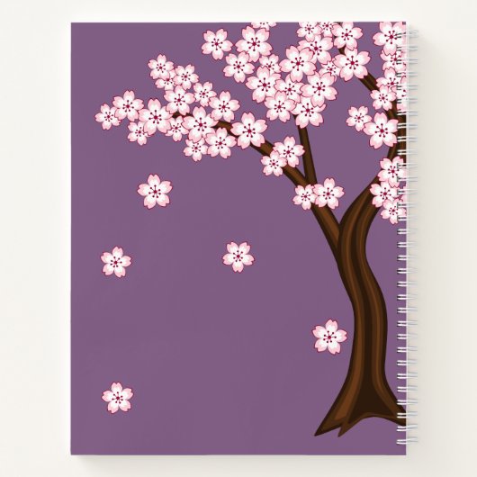 白い着物こけし人形 – かわいい芸者ガール ノートブック (裏面)