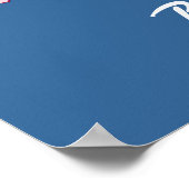 白い着物こけし人形 – かわいい芸者ガール ポスター (角)