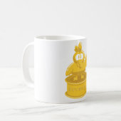 白い矢は賞2008年を獲得します コーヒーマグカップ (正面左)