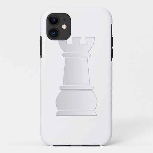 白い石の駒 Case-Mate iPhoneケース (裏面)