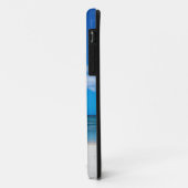 白い砂のビーチのFlic en Flac Mauritius overloo Case-Mate iPhoneケース (裏面/左)