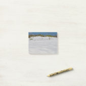 白い砂浜 ポストイット (デスク上)