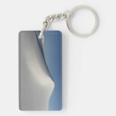 白い砂 キーホルダー (裏面)