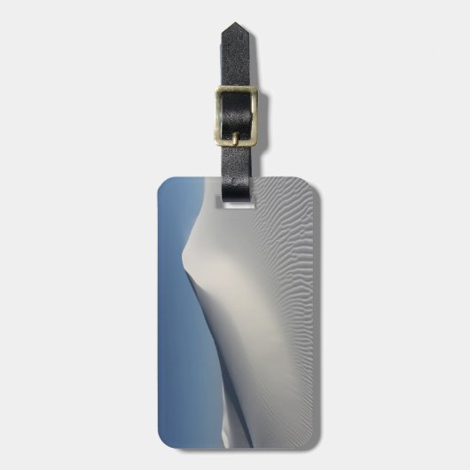 白い砂 ラゲッジタグ (正面縦)