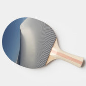 白い砂 卓球ラケット (横)
