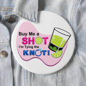 "白い私を私が結び目" Pin結んでいる打撃買って下さい 缶バッジ (インサイチュ)