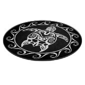 白い種族のカメ カッティングボード (角)