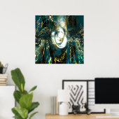 白い穴 ポスター (ホームオフィス)