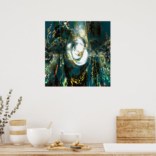 白い穴 ポスター (キッチン)