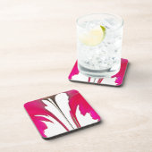 白い空の下のシックで驚くべき赤のバラ.png コースター (右側)