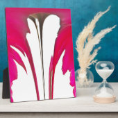 白い空の下のシックで驚くべき赤のバラ.png フォトプラーク (側面)