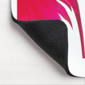 白い空の下のシックで驚くべき赤のバラ.png マウスパッド (コーナー)