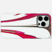 白い空の下のシックで驚くべき赤のバラ.png Case-Mate iPhoneケース (裏面 (横))