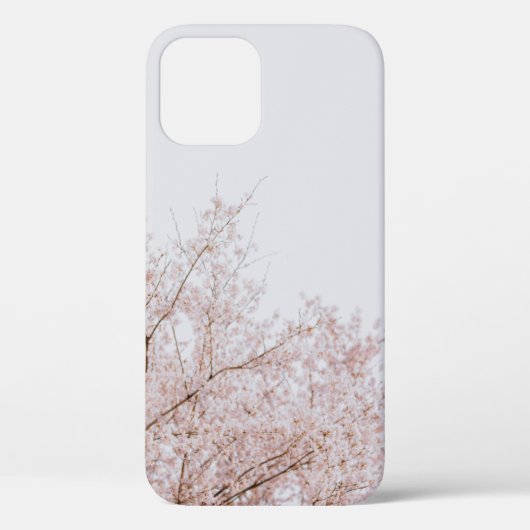 白い空の下の茶色の葉のない木 Case-Mate iPhoneケース (裏面)