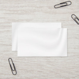 白い空白のサテンの名刺を作成する 名刺