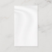 白い空白のサテンの名刺を作成する 名刺 (裏面)