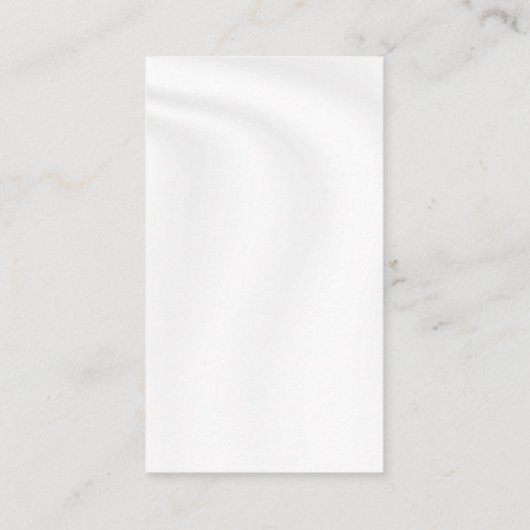 白い空白のサテンの名刺を作成する 名刺 (裏面)