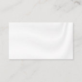 白い空白のサテンの名刺を作成する 名刺 (正面)