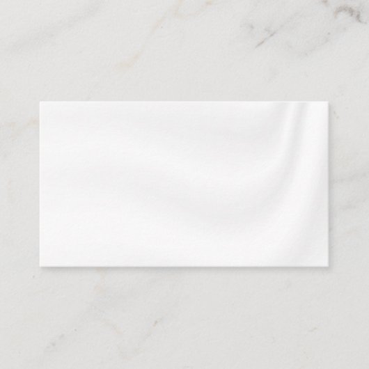 白い空白のサテンの名刺を作成する 名刺 (正面)