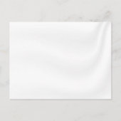 白い空白のサテン葉書を作成する ポストカード (正面)