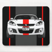 白い空 マウスパッド (正面)