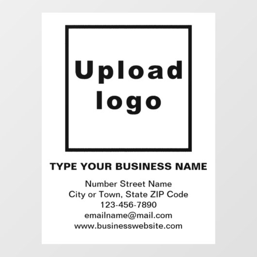 白い窓用フィルムのビジネスブランド ウィンドウサイン (シート)