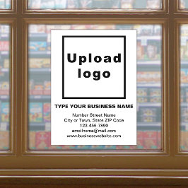 白い窓用フィルムのビジネスブランド ウィンドウサイン