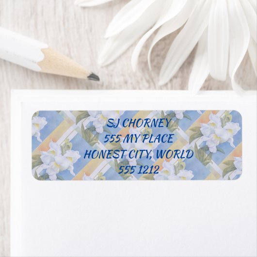 白い竜 ラベル (インサイチュ)