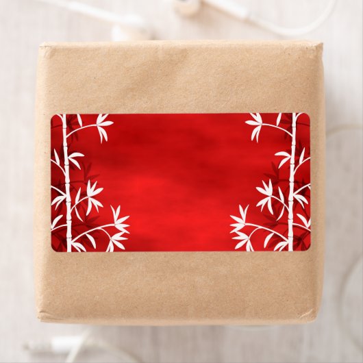 白い竹赤 ラベル (インサイチュ)