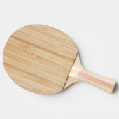 白い竹 卓球ラケット (横)
