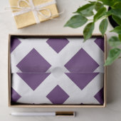 白い紙に紫のダイヤモンド 薄葉紙 (ギフト)