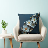 🌼 白い紙の花のインテリアアクセント 🌼 クッション (椅子)